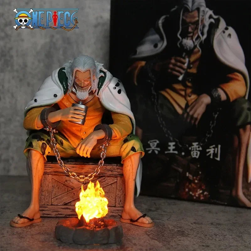 16cm Anime One Piece Figure Silvers Rayleigh Action Figures Model Figurine Room Collection Ornament Pvc Model