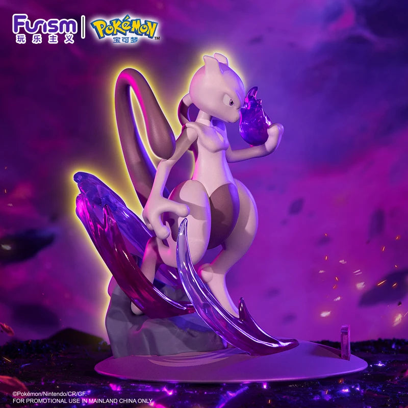 Anime Pokemon Cool Mewtwo Action Figures Collect Model Ornaments Kids Toys Birthday Gift