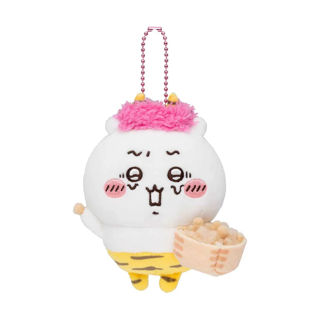 New Chiikawa Kawaii Anime Usagi Plush Keychain Cute Cartoon Hachiware Backpack Pendant Plush Toy Accessories Girl Gifts