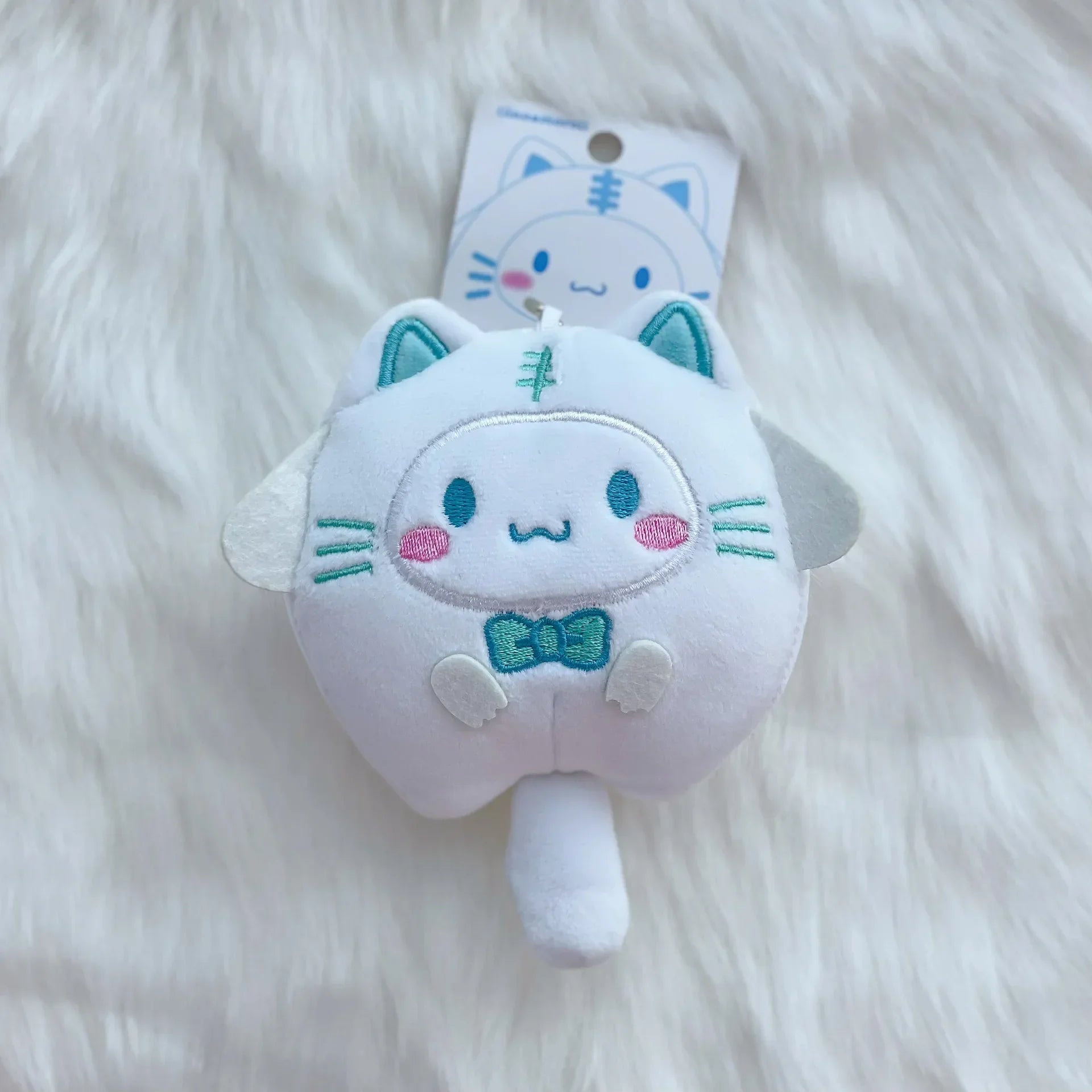 Sanrio Kuromi Cinnamoroll Melody Plush Toy Doll Anime Kawaii Doll Pendant Collection Children's Birthday Festival Gift