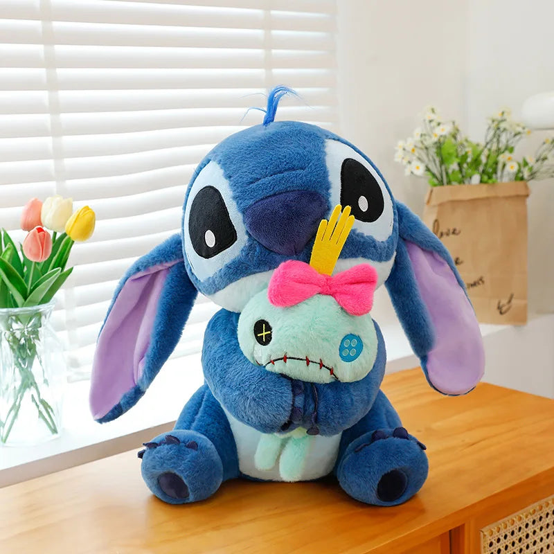 30-45cm Disney Lilo & Stitch Doll Scrump Cartoon Pink Angel Plush Toy Cute Anime Soft Stuffed Kawaii Children'S Birthday Gift
