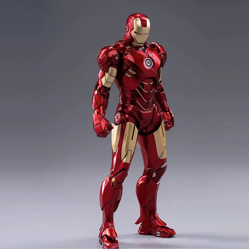 ZD Toys Iron Man MK4 Model 7inches Action Figures Tony Stark Iron Man 1/10 Avengers Genuinely Collect Model Ornaments Boy Gifts