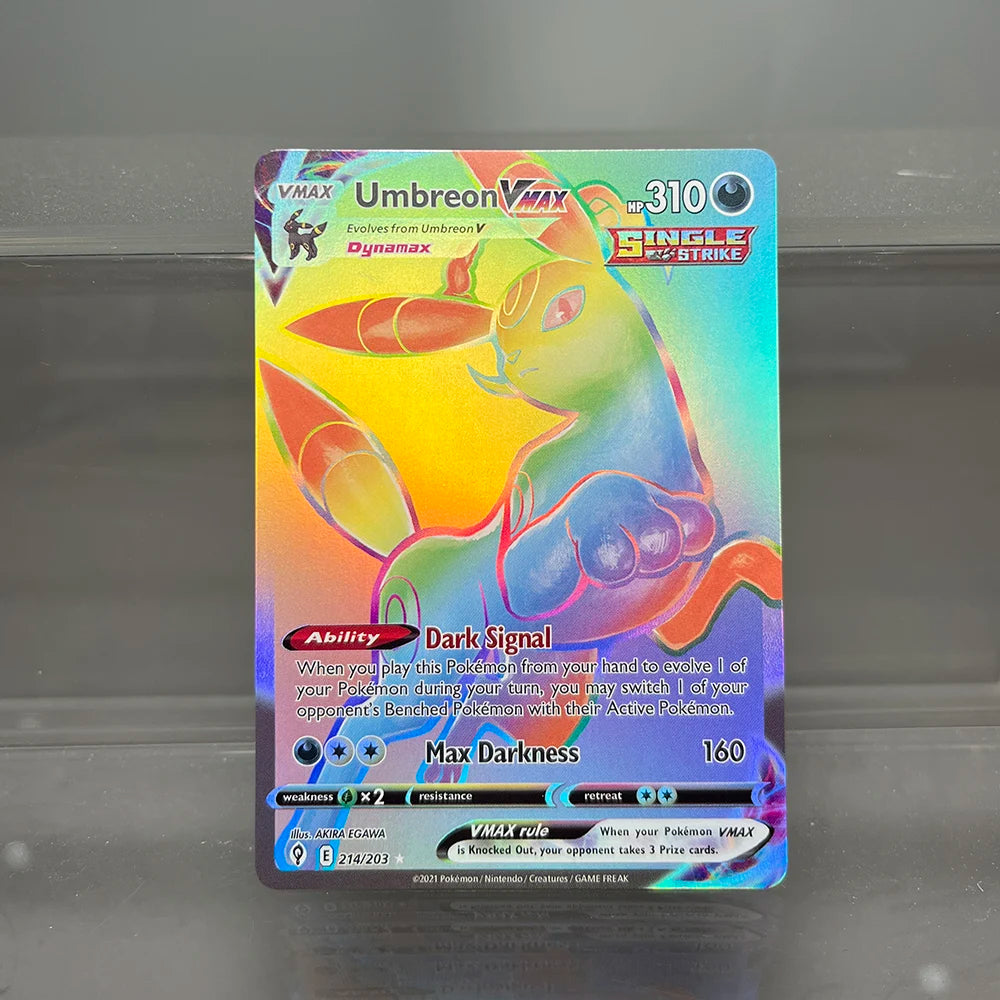 Pokémon Sword-shield Single Holographic Cards Origin Forme Palkia Umbreon Starmie Game Collection Cards PTCG Proxy Cards