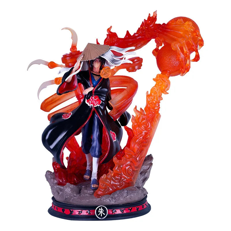 33cm Naruto Anime Figure Akatsuki Cosplay Uchiha Itachi Peripheral Model Statue Desktop Decoration Ornaments Birthday Gifts Toys