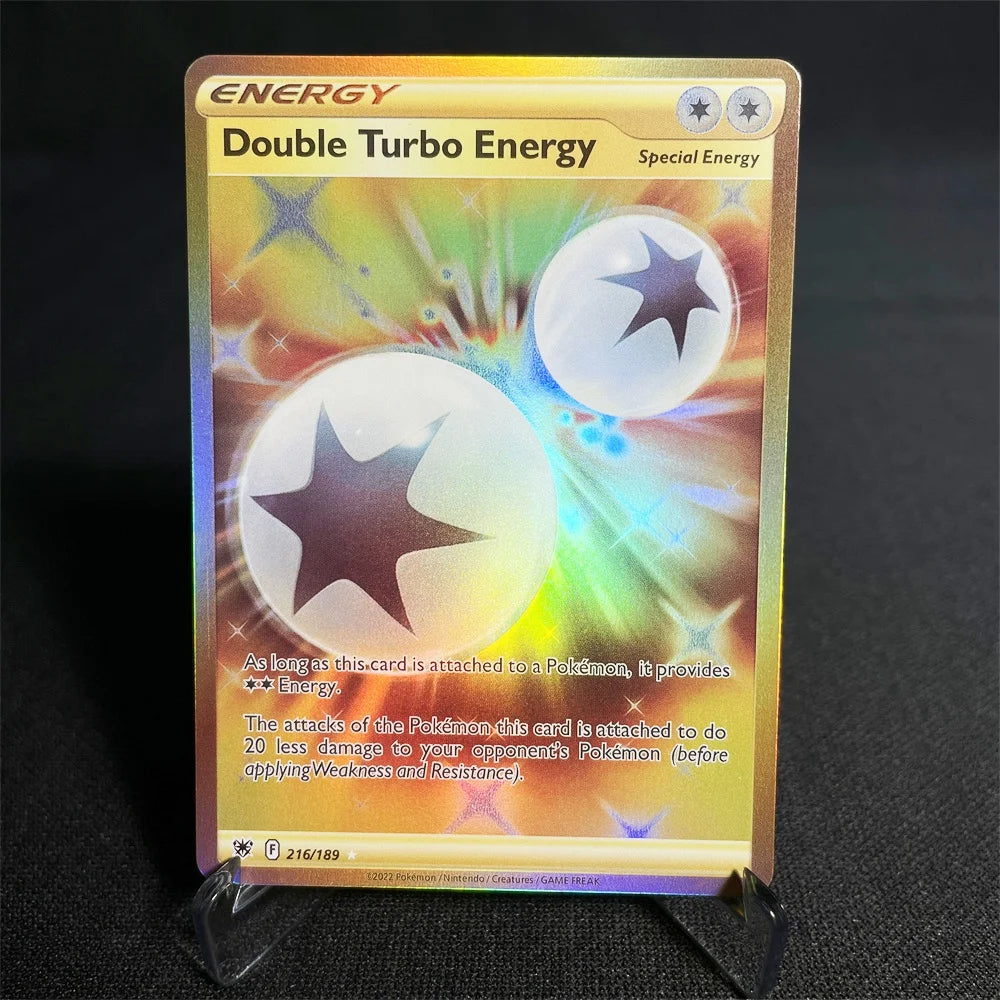 Pokemon Cards Holographic Sword & Shield Series Garchomp Genesect Duraludon Lilligant Evolution Collection Card Proxy Card