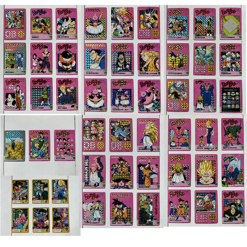 Dragon Ball Super Son Goku Bulma Krillin Frieza DIY Homemade Bronzing Game Toys Collection Card Christmas Birthday Gift