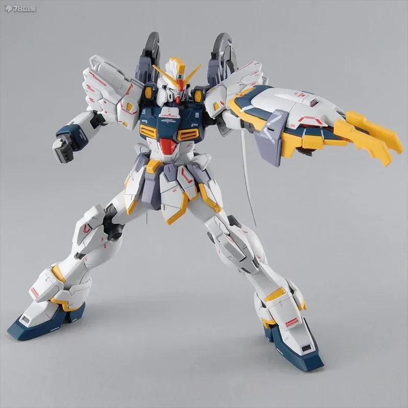 Bandai Original MODEL KIT GUNDAM MG  Gundam Sandrock Custom  1/100 Anime Action Figure Assembly Model Toys  Model Gifts For boys