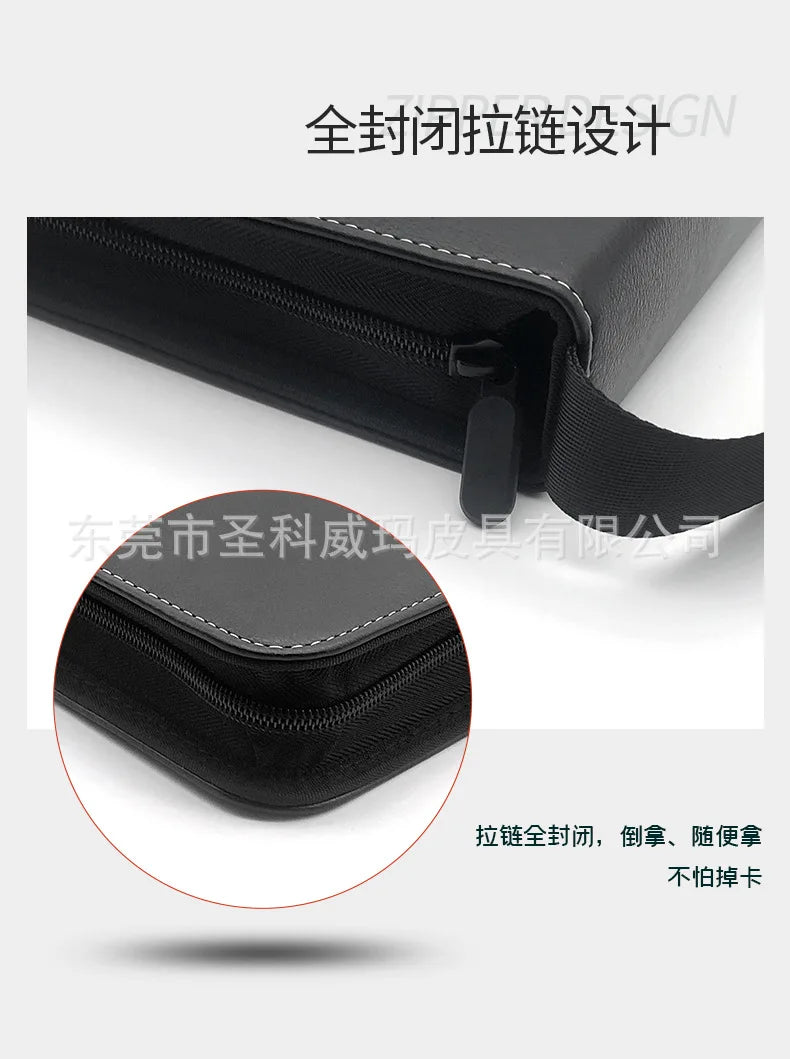 540Pcs 9 Pocket Anime One Piece Luffy Zoro Cards Book zipper PU leather Cards Binder Display Game Collection Card Kids Toy Gift