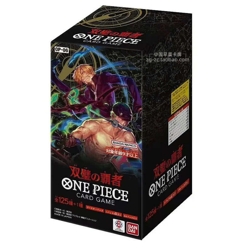 Bandai Original One Piece Cards Japanese OP01 OP05 OP08 OP09 Trading Booster Box Luffy Rare Cards Collector Gift
