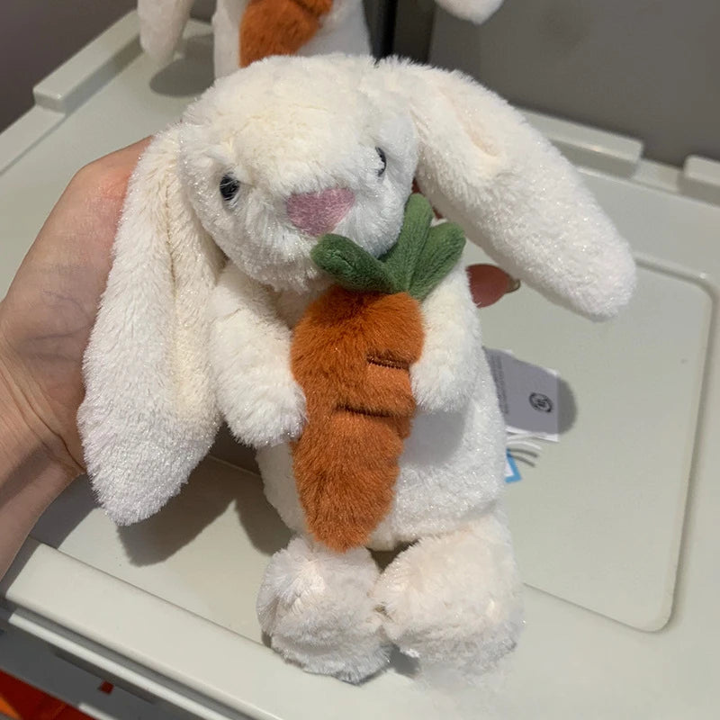 Jellycat with tags Hugs Radish Rabbit Cute Plush Children's Soothing Doll Valentine's Day Friend Holiday Gift Stuffed Animal