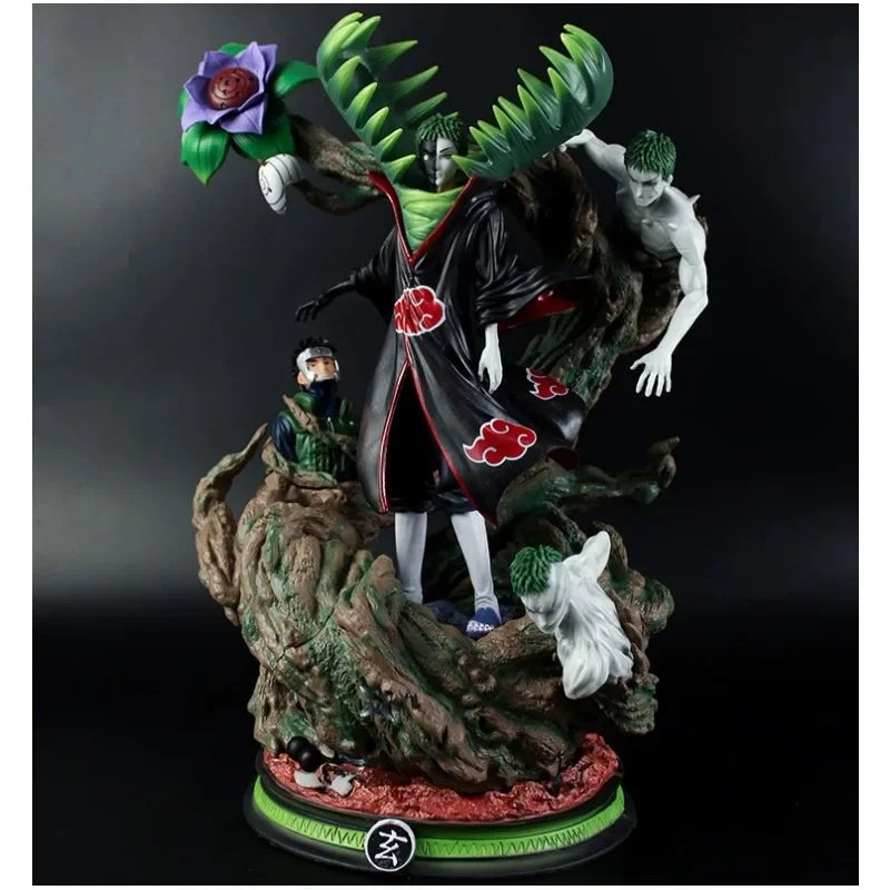 38cm NARUTO Animation Peripherals Akatsuki Zetsu Yamato Black Zetsu White Zetsu Large Pvc Statue Ornaments Collections Model Toy