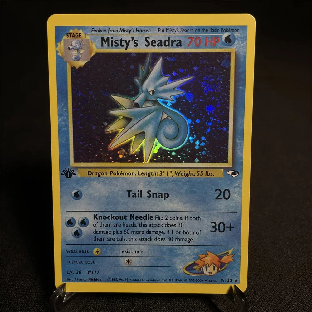 Pokemon Card Shining Card Gym Series Houndoom Jolteon Umbreon Gyarados Snorlax Steelix Piloswine Gift Kids Toys Proxy Card
