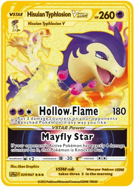 English Metal Pokemon Cards DIY Arceus Pikachu   Mewtwo Shiny Iron  GX Vmax EX Game Kids Collection Card Toy Gift pokemon card