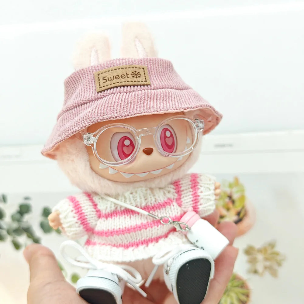 Labbubu Clothes Labubu Doll Accessories Kawaii Jewelry Cute Doll Ornament Christmas Gift Creative Labubu Keyring Kids Toys