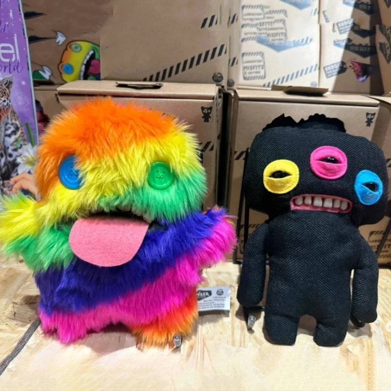 100%Original Fuggler Teeth Monster Laboratory Heterogeneity Series Plush Doll  Monster Funny Toy  Plushie Doll Birthday Gift