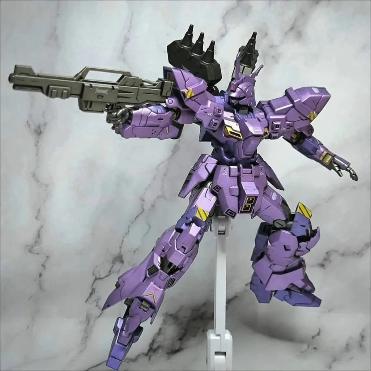 JUJIANG HG 1/144 AMS-123X Varguil Moon Fighter Action Figures Assembly Model Kit Anime Figure DIY Robot Toys Kids Birthday Gift