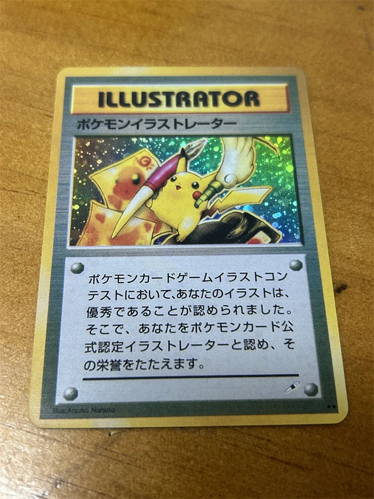 3pcs/set Pokemon Flash Card Collection Card Signature Card Transaction Cards Mewtwo Pikachu Anime Cartoon Gift
