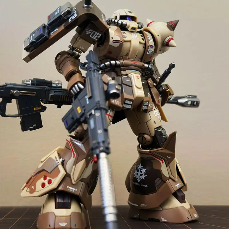 Zaku PB Southern Cross Star Selma Machine HG 1/144 MS-06GD Assemble The Model Action Figures Kids Toy Desktop Decoration Gift