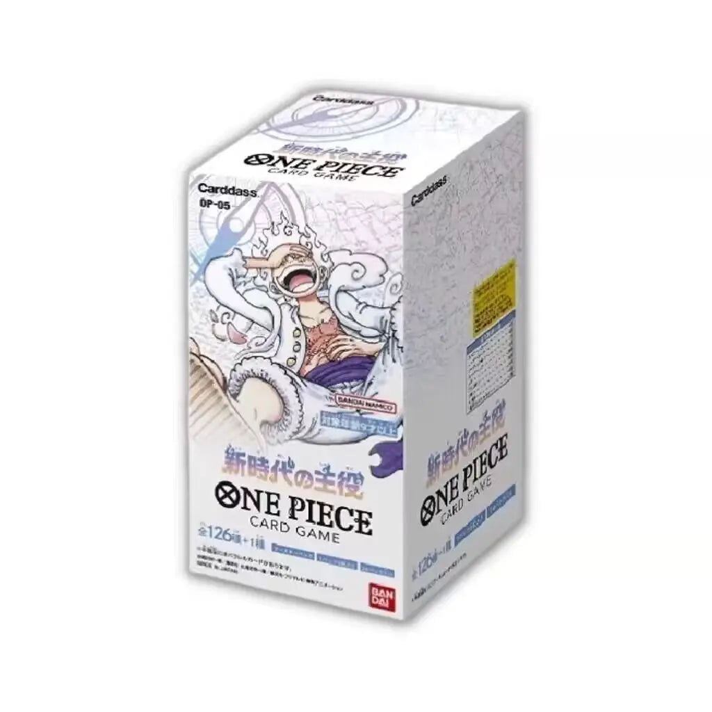 Original Bandai One Piece OP05 The protagonist of the new era Cards Booster Box Anime Japanese Trading Game Card Collector Gift