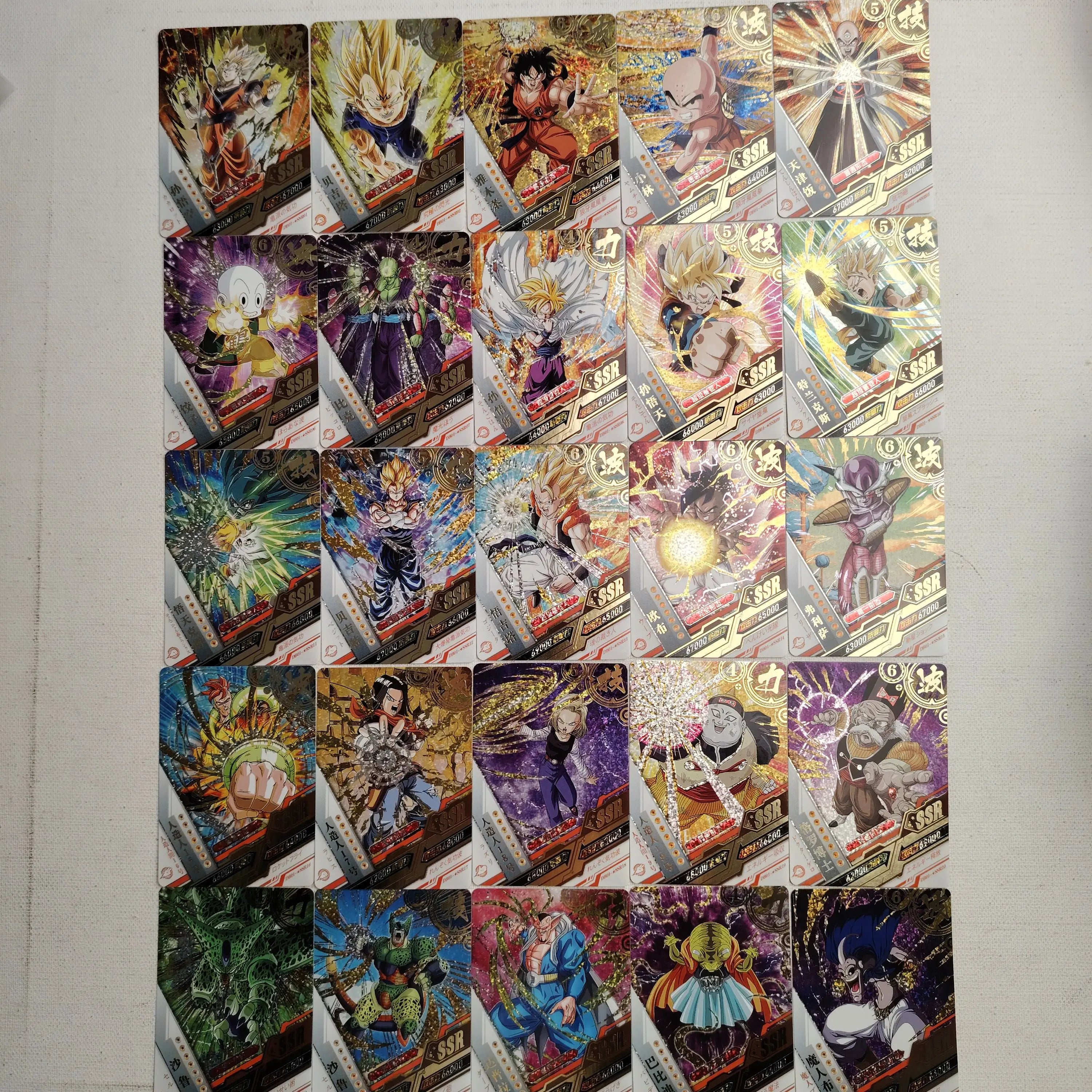 Card making Dragon Ball SP SSP SSR card Son Goku Frieza Bulma Trunks Gogeta Majin Buu boy Toy collection Birthday Christmas gift
