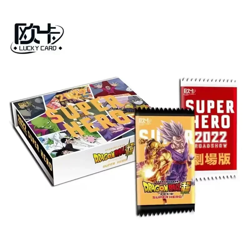 Dragon Ball Card Son Goku Saiyan Anime Figures Hero Collection Card SSP Flash Card Game Cards Table Toys Children Christmas Gift