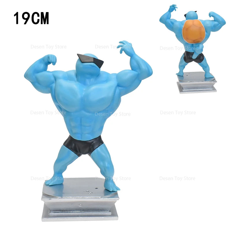 13 Styles Pokemon Muscle Figures Fitness Magikarp Snorlax Dugtrio Psyduck Squirtle Bulbasaur Gengar PVC Action Model Figures Toy