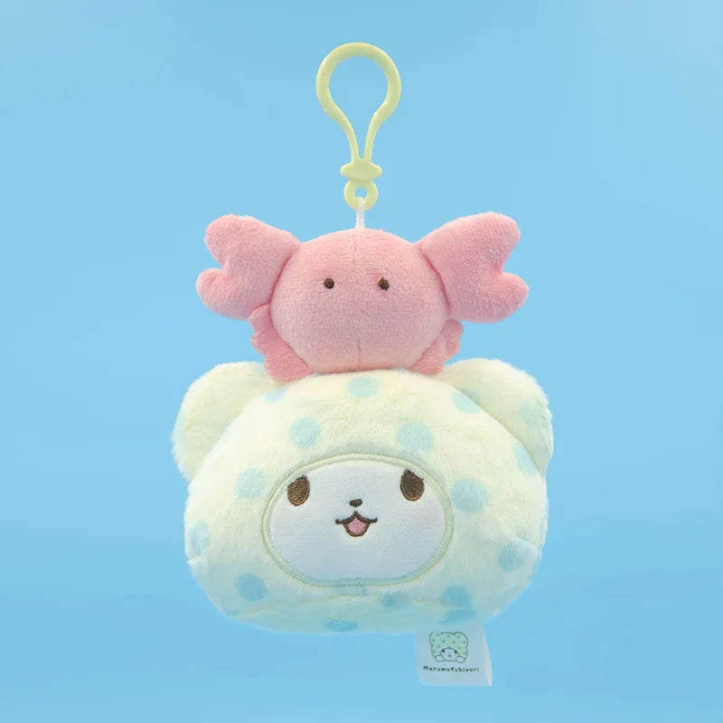 Sanrio Marumofubiyori Plushies Doll Kawaii Cartoon Kuromi Stuffed Plush Toy Keychain Backpack Pendant Decoration Holiday Gifts