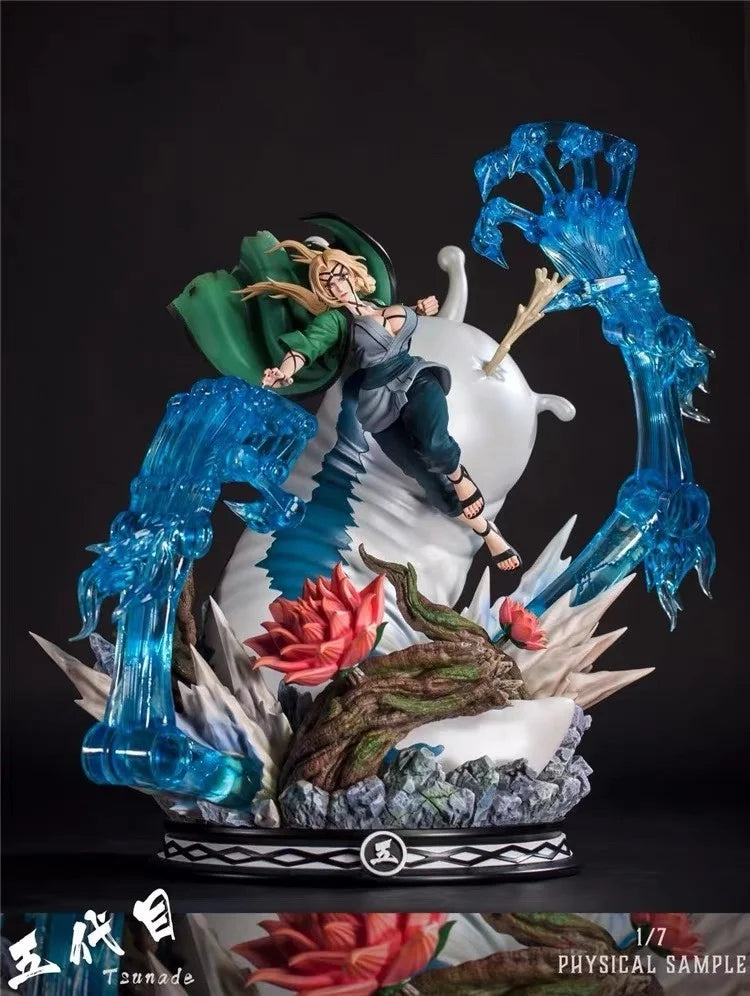 Clouds Studios Naruto Figurine Tsunade Fifth Hokage Statue Naruto Shippuden Anime Model GK Action Figure Collection Toy