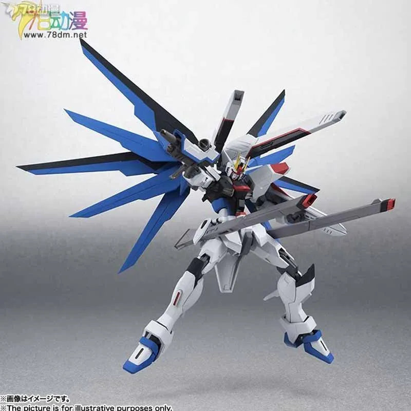 Bandai Original MODEL KIT ROBOT SPIRITS FREEDOM GUNDAM Action Figure Model Toys Gifts For boys Collectible Foam box sends