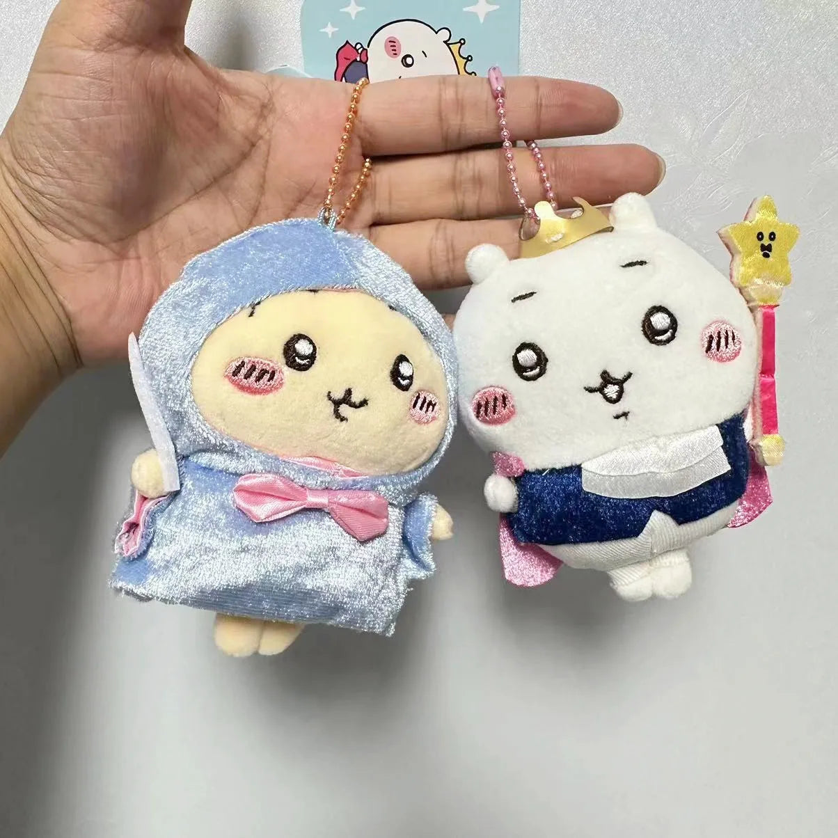 Cartoon Anime Chiikawa Plush Keychain Kawaii Cute Usagi Hachiware Cartoon Doll Pendant Accessories Bag Accessories Girls Gift