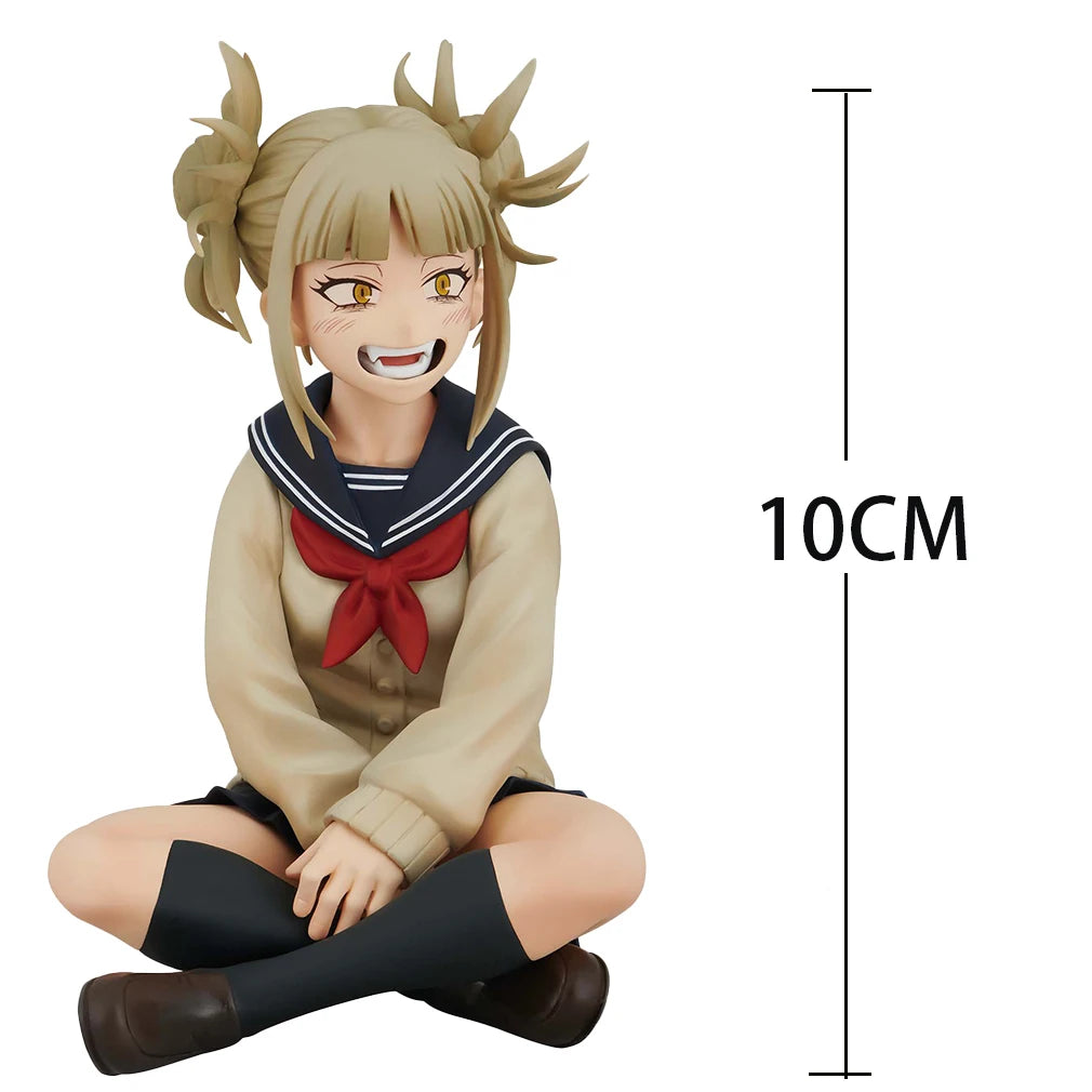 MHA Hero Academia toga himiko Figurine Collection anime Doll Toys Uraraka Ochako Sitting Action Figure Model Boy Girl gift 10cm