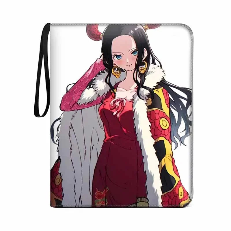 540Pcs 9 Pocket Anime One Piece Luffy Zoro Cards Book zipper PU leather Cards Binder Display Game Collection Card Kids Toy Gift