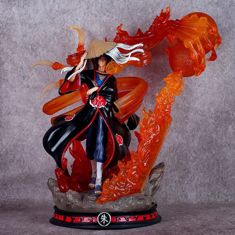 33cm Naruto Anime Figure Akatsuki Cosplay Uchiha Itachi Peripheral Model Statue Desktop Decoration Ornaments Birthday Gifts Toys