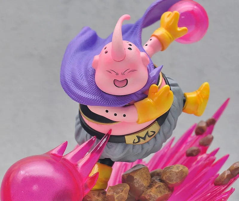 Dragon Ball Z Fat Buu 21cm Anime Figure Majin Buu With Light GK Figurine PVC Statue Model Doll Collectible Desk Decora Toy Gifts