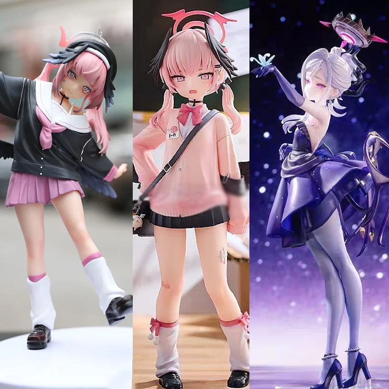 Anime Blue Archive Action Figures Shimoe Koharu Sorasaki Hina Mutsuki Tendou Arisu Figurine PVC Collection Model Ornament Toys