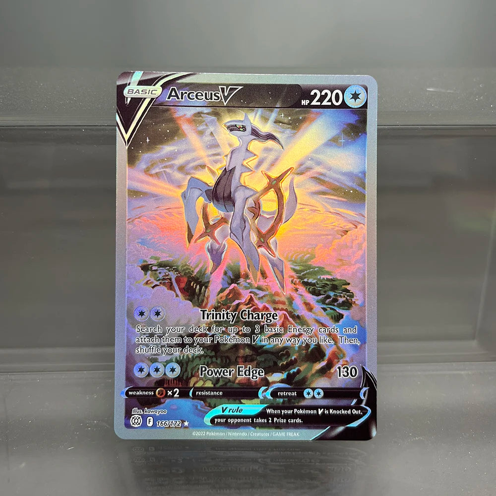 Pokémon Holographic Single Cards Lilligant Leafeon Dragonite Machamp Foil Game Collection Cards PTCG Proxy Cards Kids Toys