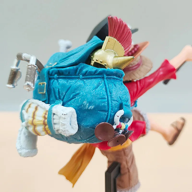 Bandai One Piece Figure Luffy Three Brothers 3PCS/Set Of Sabo Ace Luffy Anime Model Office Decorations Children Collection Gift