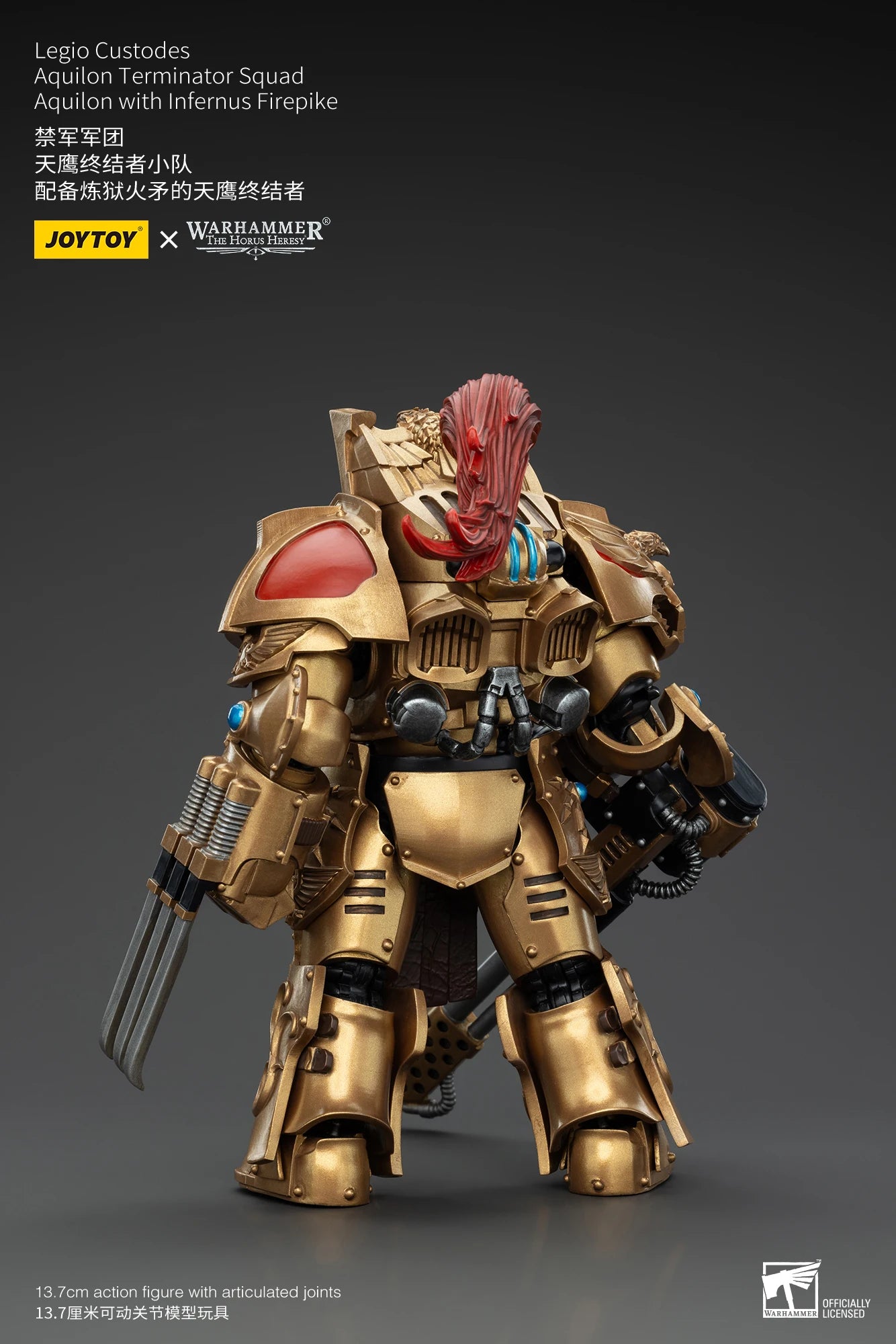 JOYTOY Warhammer 30k 1/18 Action Figures Legio Custodes Aquilon Terminator Squad Toy Collection Figure