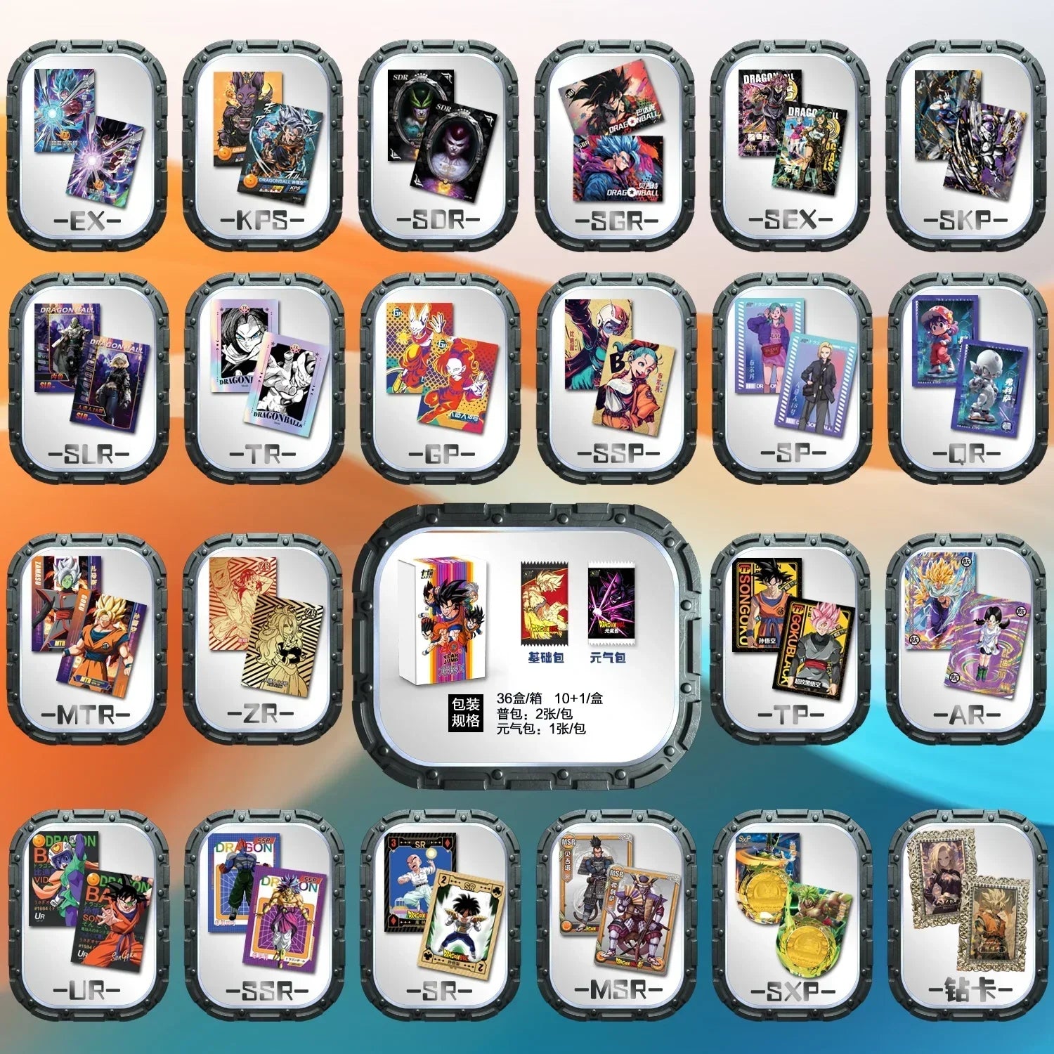 Dragon Ball Card 40th Anniversary Edition Trading Collectible Cards Memory of Akira Shimayama Dragon Ball Anime Cards Kids Toys