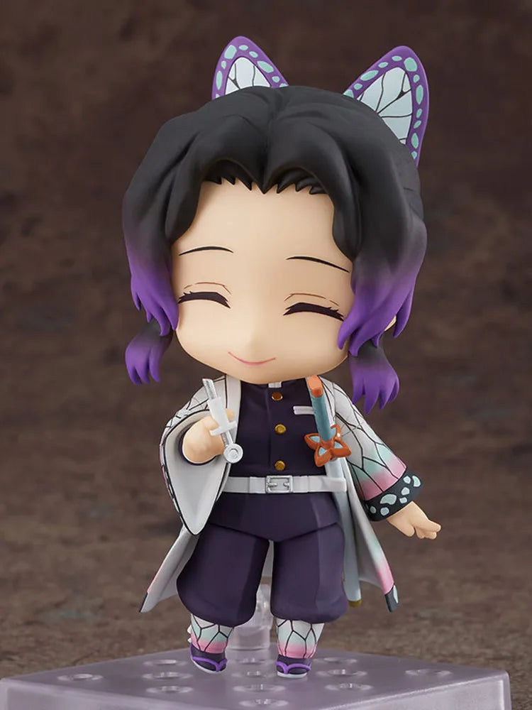 10cm Demon Slayer Kochou Shinobu 1655 Q Ver. Pvc Action Figure Model Toys Pvc Figure Statue Model Collection Toys Birthday Gift