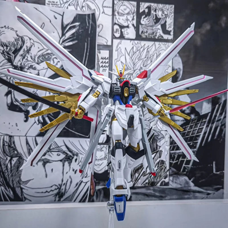GAOGAO HG 1/144 Assembly Model Kit Infinite Justice Type 2 FREEDOM  Collection Robot Action Figures Plastic Model Toy Gifts