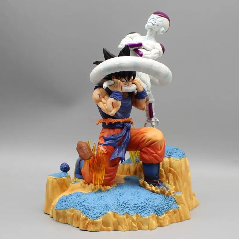 25cm/9.8in Anime Dragon Ball Z Goku vs Frieza Figure Freezer Action Figure Collection Model Toy Gift