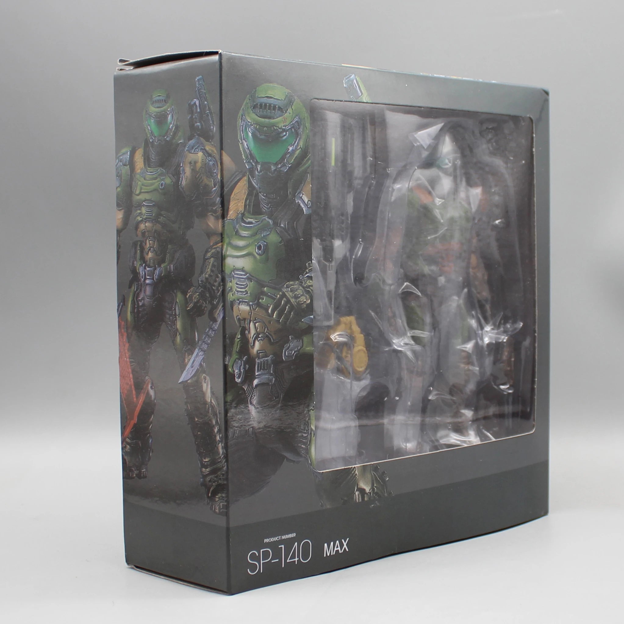 17cm Figma SP-140 Doom Slayer Eternal Action Figure Collection Model Statue Anime Destroy Warrior Doom Movable Figurine Toy Gift