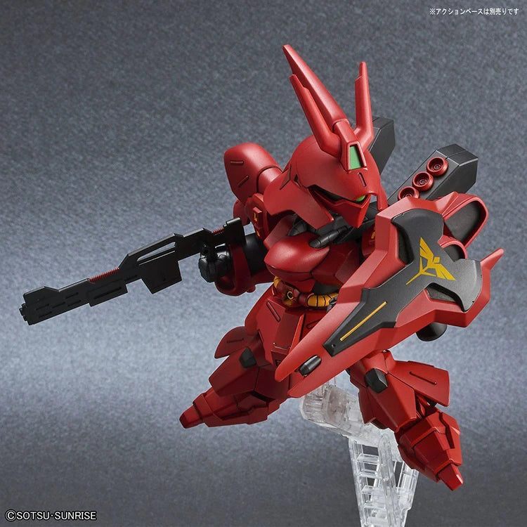BANDAI SD Gundam EX Standard MSN-04 SAZABI Gundam Model Kit Assembly Strike Freedom Unicorn Wing GUNDAM Action Figures Original