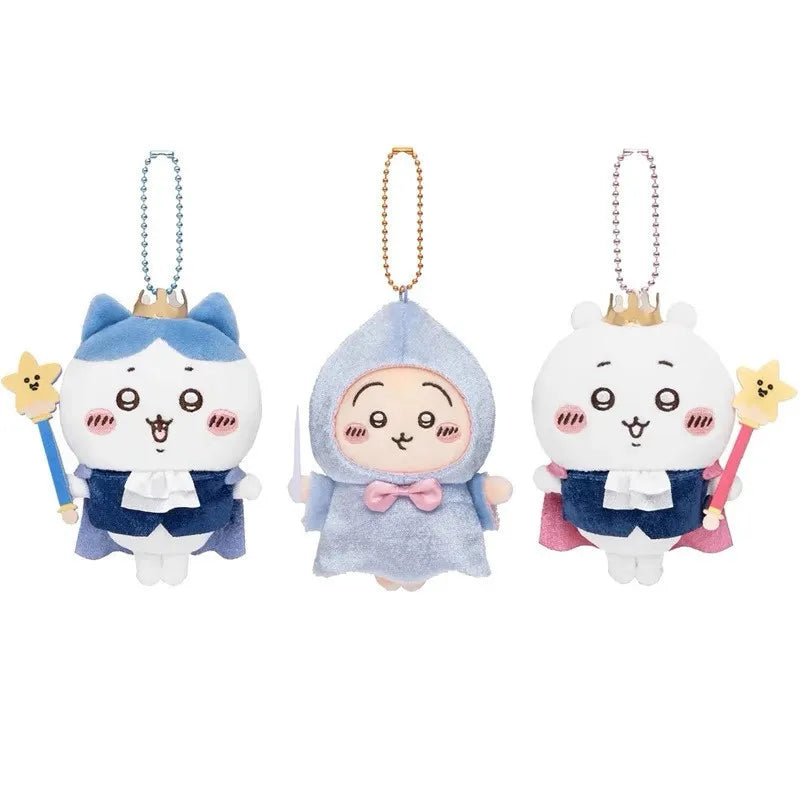 Cartoon Anime Chiikawa Plush Keychain Kawaii Cute Usagi Hachiware Cartoon Doll Pendant Accessories Bag Accessories Girls Gift