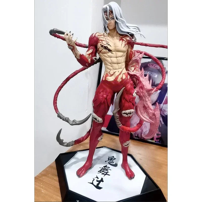 New Demon Slayer Kibutsuji Muzan Figure Gk Anime Figurine Kimetsu No Yaiba 30cm Pvc Action Figure Statue Model Decoration Toys G