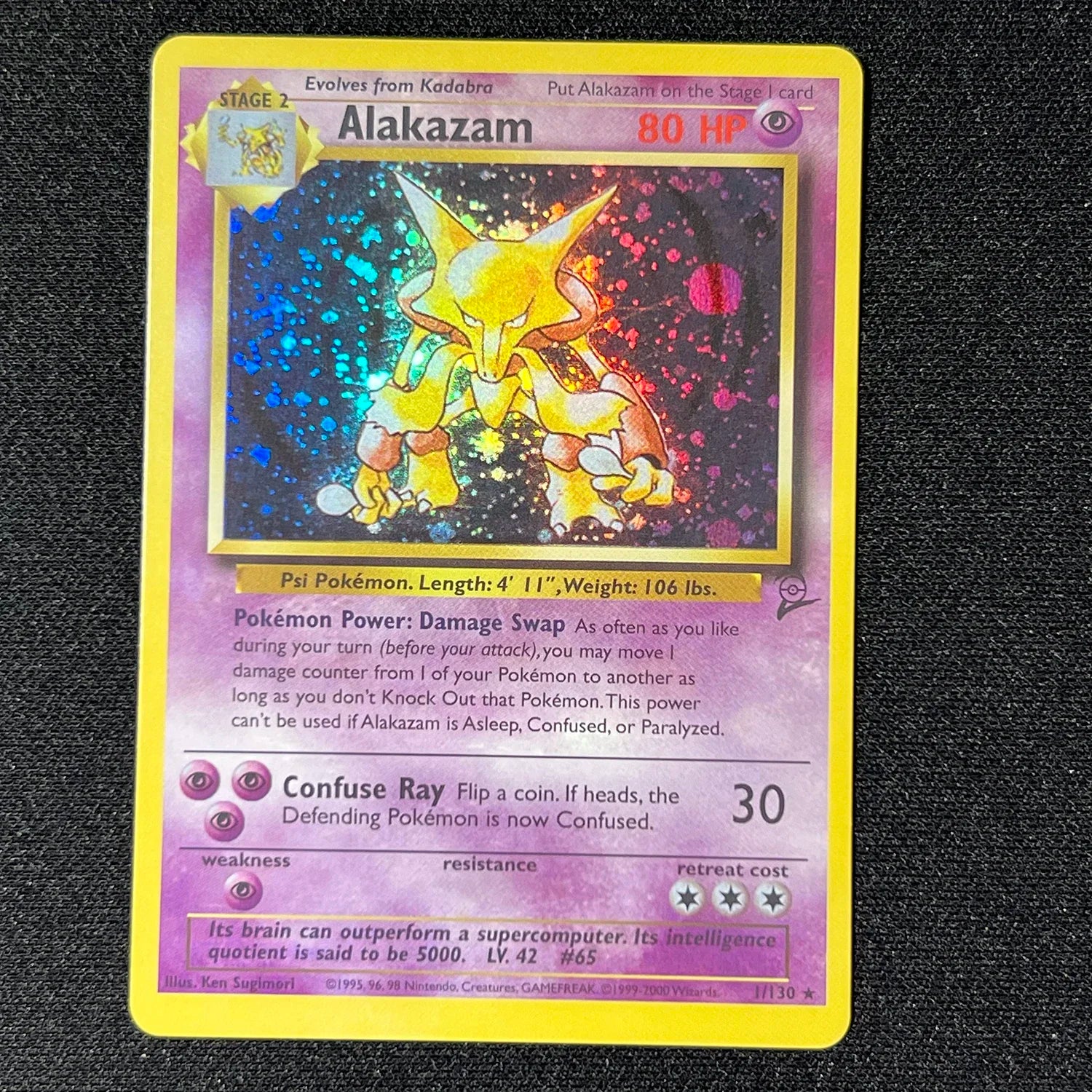 PKM Cards 1996 Years 1st Gym Set English Cards PTCG Charizard Blastoise Venusaur Game Anime Collection Cards Gift Toy Proxy Card