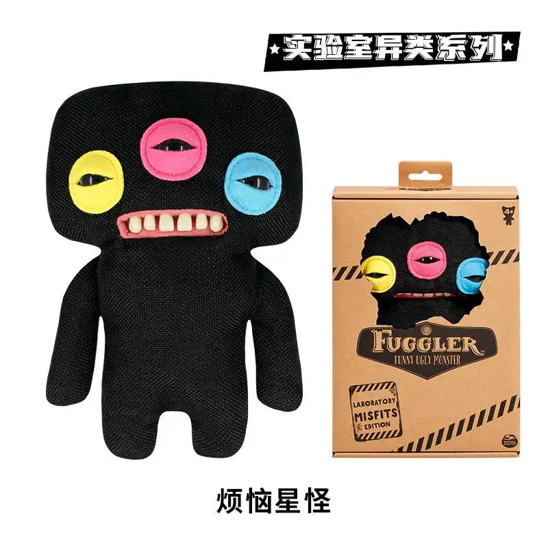 100%Original Fuggler Teeth Monster Laboratory Heterogeneity Series Plush Doll  Monster Funny Toy  Plushie Doll Birthday Gift
