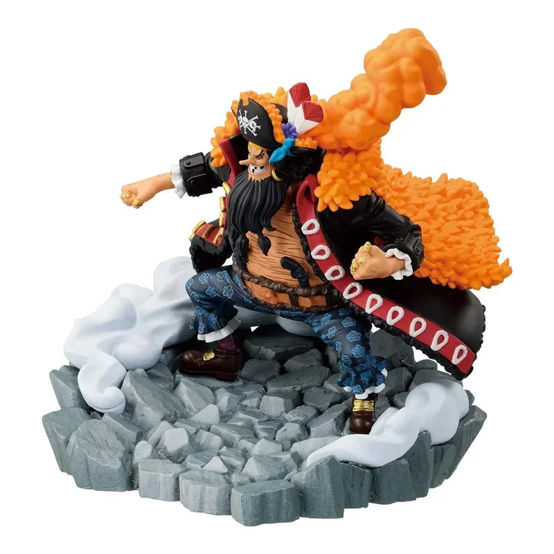 Bandai Original Banpresto Anime ONE PIECE Trafalgar D Water Law VS Marshall D Teach PVC Action Figure Model Collectible Toy Gift