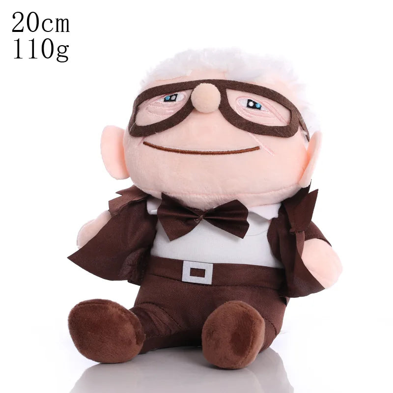 Disney Pixar Movie UP Plush Toys Cartoon Carl Grandfather Grandmother Stuffed Doll Toy For Children Brinquedo Gifts